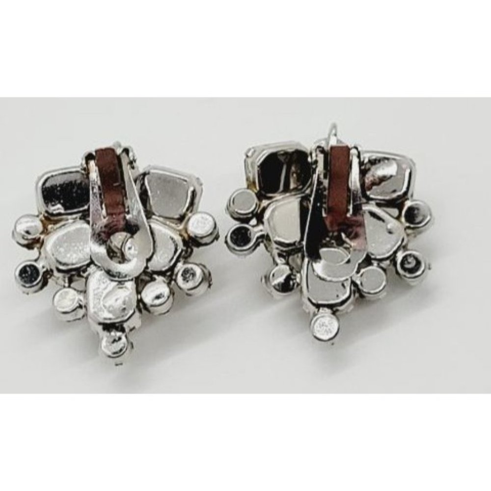 Stunning Large Crystal Statement Rhinestone Clip … - image 6